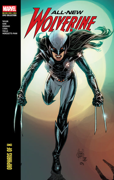 Marvel All-New Wolverine Modern Era Epic Collection graphic novel titled Orphans of X, featuring Wolverine on the cover.