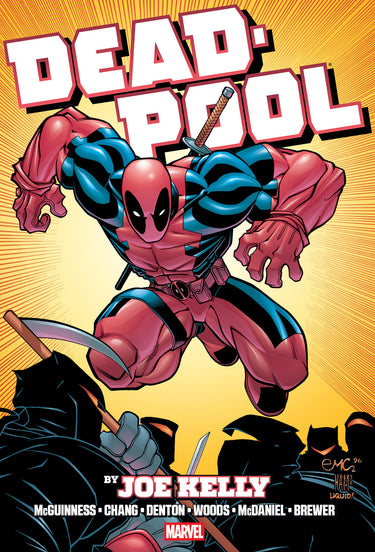 Deadpool by Joe Kelly Marvel graphic novel omnibus with Ed McGuinness ninja cover, pre-order edition, new printing, comic book collection.