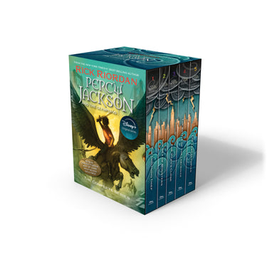 Percy Jackson and the Olympians 5 Book Paperback Boxed Set W/Poster