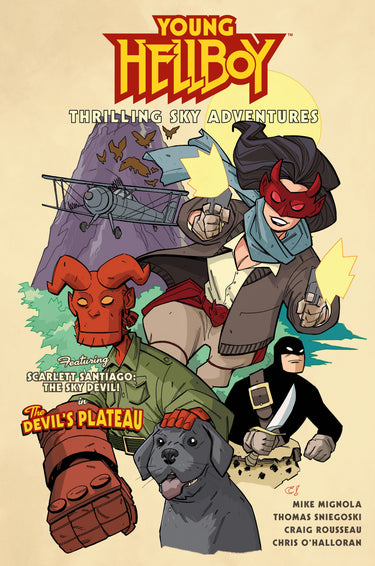 Young Hellboy: Thrilling Sky Adventures HC graphic novel by Dark Horse Comics book cover