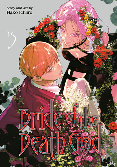 Cover of Bride Of The Death God Volume 3 graphic novel by Square Enix, featuring dark, detailed manga-style artwork.
