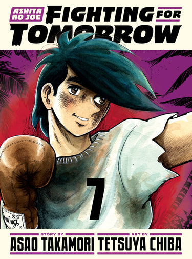 Pre-order graphic novel Ashita No Joe Fighting for Tomorrow 7 by Kodansha USA, featuring vibrant cover art and bold title text.