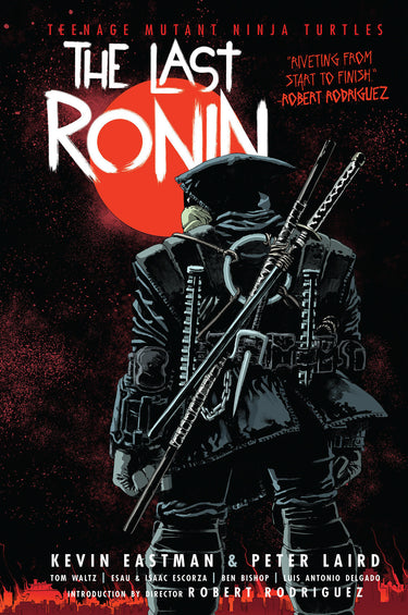 Teenage Mutant Ninja Turtles The Last Ronin graphic novel by IDW Publishing, featuring cover art with the Turtles in action.