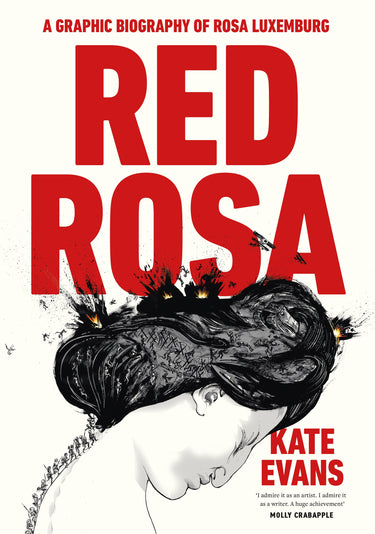 Red Rosa TP pre-order book by Verso Books, featuring the cover of a paperback political biography