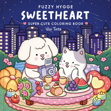 Fuzzy Hygge: Sweetheart Coloring Book by Clarkson Potter/Ten Speed cover art