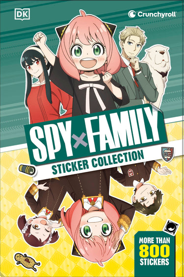 DK Spy X Family Sticker Collection TP book cover with colorful character illustrations and sticker designs