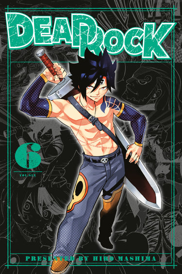 Pre-order Dead Rock 6 graphic novel by Kodansha Comics, featuring vibrant cover art with bold title and dynamic illustrations.