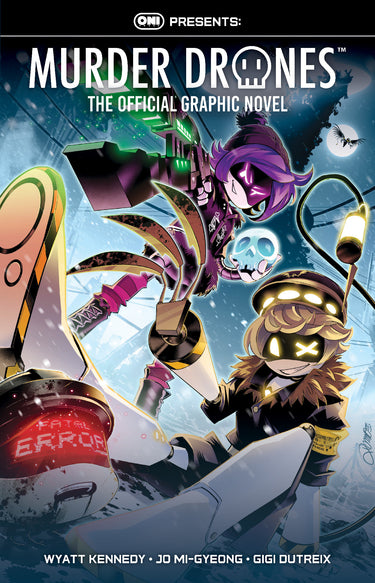 Oni Press Presents: Murder Drones: The Official Graphic Novel TP - cover art by Alessio Zonno