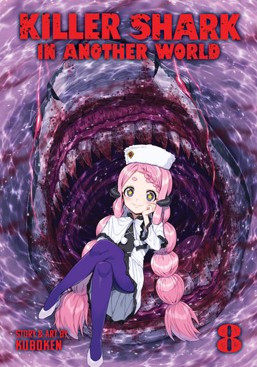 Pre-order graphic novel Killer Shark in Another World Vol 8 TP by Seven Seas Entertainment, featuring vibrant manga-style artwork.