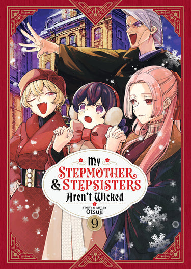 Pre-order graphic novel "My Stepmother and Stepsisters Aren't Wicked Vol 9" by Seven Seas Entertainment, showing the cover art.