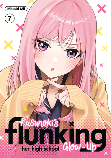 Kusunoki's Flunking Her High School Glow-Up Vol 7 TP cover