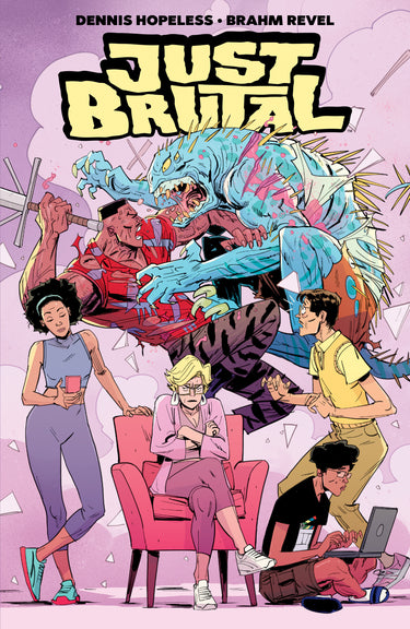 Just Brutal TP graphic novel by Ignition Press, pre-order edition cover