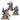 Space Marines Bladeguard Veterans tabletop gaming miniatures by Games Workshop, featuring detailed armored soldiers with swords and shields.