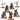 Warhammer 40k Adepta Sororitas Retributor Squad tabletop gaming miniatures by Games Workshop, featuring armored soldiers with heavy weapons.
