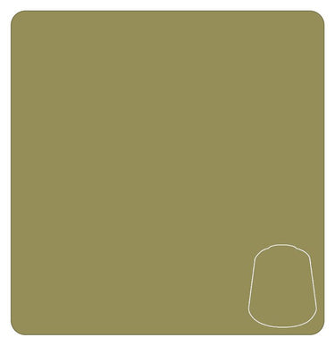 Games Workshop Zandri Dust base paint bottle for tabletop gaming miniatures with a sandy, earthy color in a 12ml container.