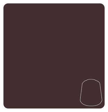 Tabletop gaming Base Paint Rhinox Hide by Games Workshop in a 12ml bottle, suitable for miniature model bases and detailed painting.