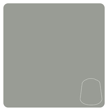 Administratum Grey paint bottle for tabletop gaming from Games Workshop, 12ml size, suitable for miniature models and terrain painting.