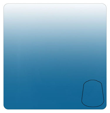 Games Workshop Tyran Blue shade for tabletop gaming miniatures in a small 18ml bottle.