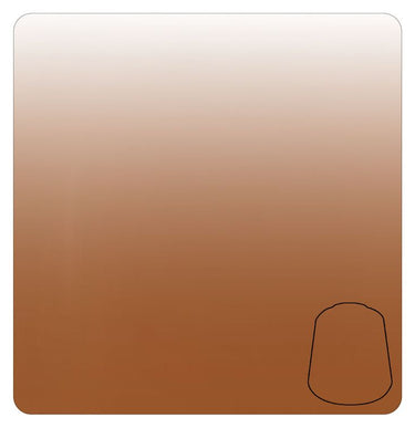 Seraphim Sepia shade in an 18ml bottle for tabletop gaming miniatures by Games Workshop, ideal for adding warm sepia tones.