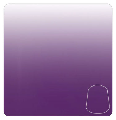 Games Workshop Druchii Violet tabletop gaming shade in an 18ml bottle, used for painting miniature figures.