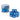 Blue Warhammer 40k Dice Cube for tabletop gaming by Games Workshop, featuring a compact, decorative dice storage and rolling accessory.
