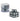 Grey Warhammer 40k Dice Cube for tabletop gaming by Games Workshop, featuring a compact cube with multiple dice compartments.