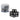 Black Warhammer 40k Dice Cube for tabletop gaming by Games Workshop, featuring a compact, storage-friendly design.