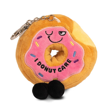 "I Donut Care" Donut Plush Bag Charm - State of Comics