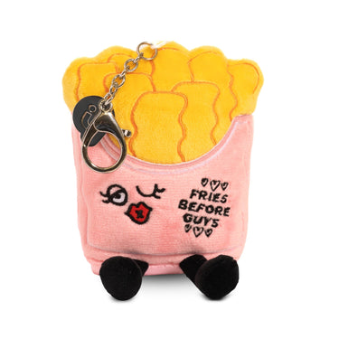 "Fries Before Guys" French Fries Plush Bag Charm - State of Comics