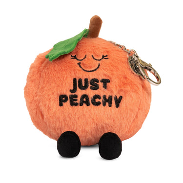 "Just Peachy" Peach Plush Bag Charm - State of Comics