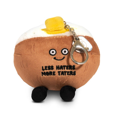"Less Haters More Taters" Potato Plush Bag Charm - State of Comics