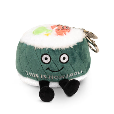 "This is How I Roll" Sushi Plush Bag Charm - State of Comics