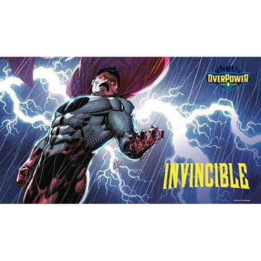 Lazarus Rising OverPower TCG Skybound Invincible Omni-Man premium playmat with character artwork