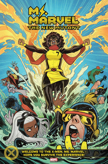 Ms Marvel New Mutant #1 Elizabeth Torque Team Homage Var - State of Comics