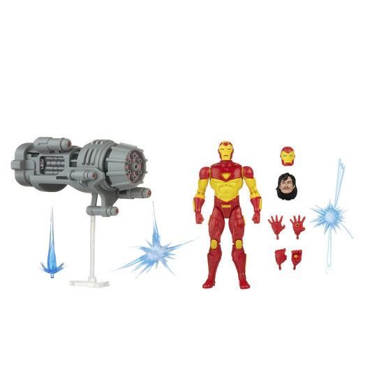 Marvel Legends Retro Iron Man 6 In Deluxe AF - State of Comics