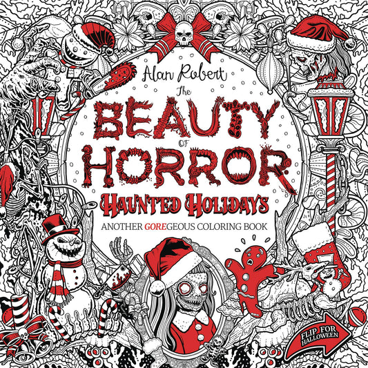 Beauty Of Horror Haunted Holidays Coloring Book Sc (Mr)