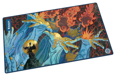 Ultimate Guard Magic the Gathering Secrets of Strixhaven Flusterstorm card sleeve with vibrant design, designed for card protection and storage.