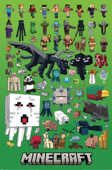 Minecraft 24X36: Indivifually Rolled & Labeled - State of Comics