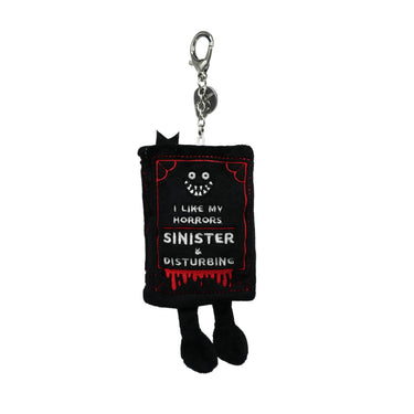 I Like My Horrors Sinister & Disturbing Book Plush Bag Charm - State of Comics