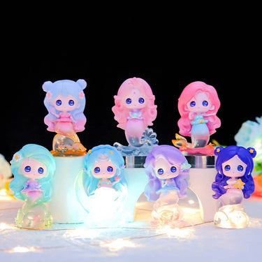 BCmini Mermaid Blind Box showing colorful, sealed packaging with a mermaid-themed design, ready for surprise opening.