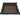 Brown Old School Dice square rolling tray with raised edges, designed for dice games and gaming supplies.
