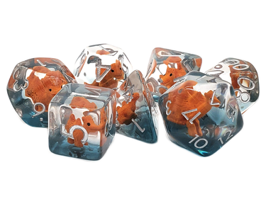 Old School 7 Piece DnD RPG Dice Set Animal Kingdom Camel - State of Comics