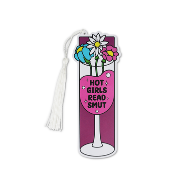 Punchkins Hot Girls Read Smut bookmark featuring colorful, illustrated artwork on a thin paper bookmark for book lovers.