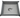 Grey Old School Dice square rolling tray with raised edges, designed for holding and rolling dice during tabletop gaming.