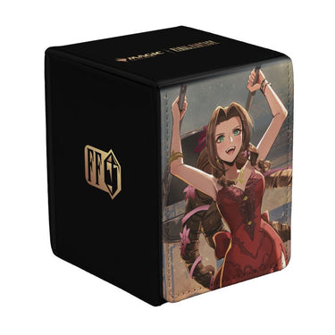 Ultra PRO Magic: The Gathering Final Fantasy Aerith Alcove Flip Deck Box, featuring Aerith artwork
