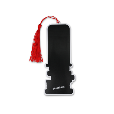 Punchkins "I'm With the Banned" bookmark featuring bold text and colorful design, ideal for marking pages with style.