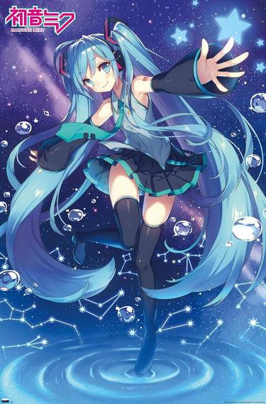 Hatsune Miku 22.4 x 34 Poster: Individually Rolled & Labeled - State of Comics