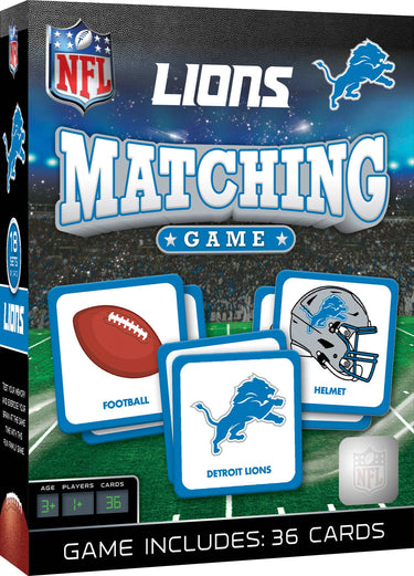 Detroit Lions Matching Game - State of Comics