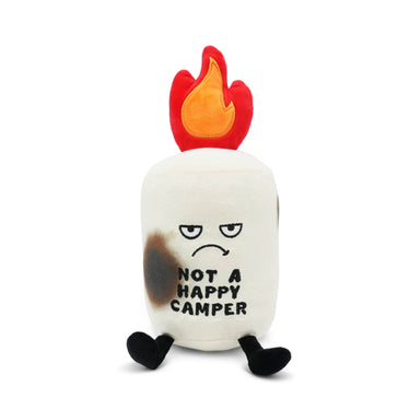 "“Not a Happy Camper” Marshmallow Plush - State of Comics