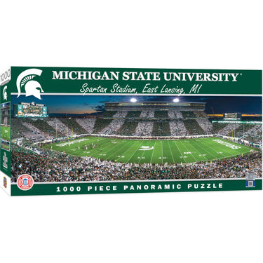 Michigan State Spartans - 1000 Piece Panoramic Puzzle - State of Comics